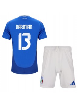 Italija Matteo Darmian #13 Dječji Domaci Dres kompleti EP 2024 Kratak Rukavima (+ kratke hlače)